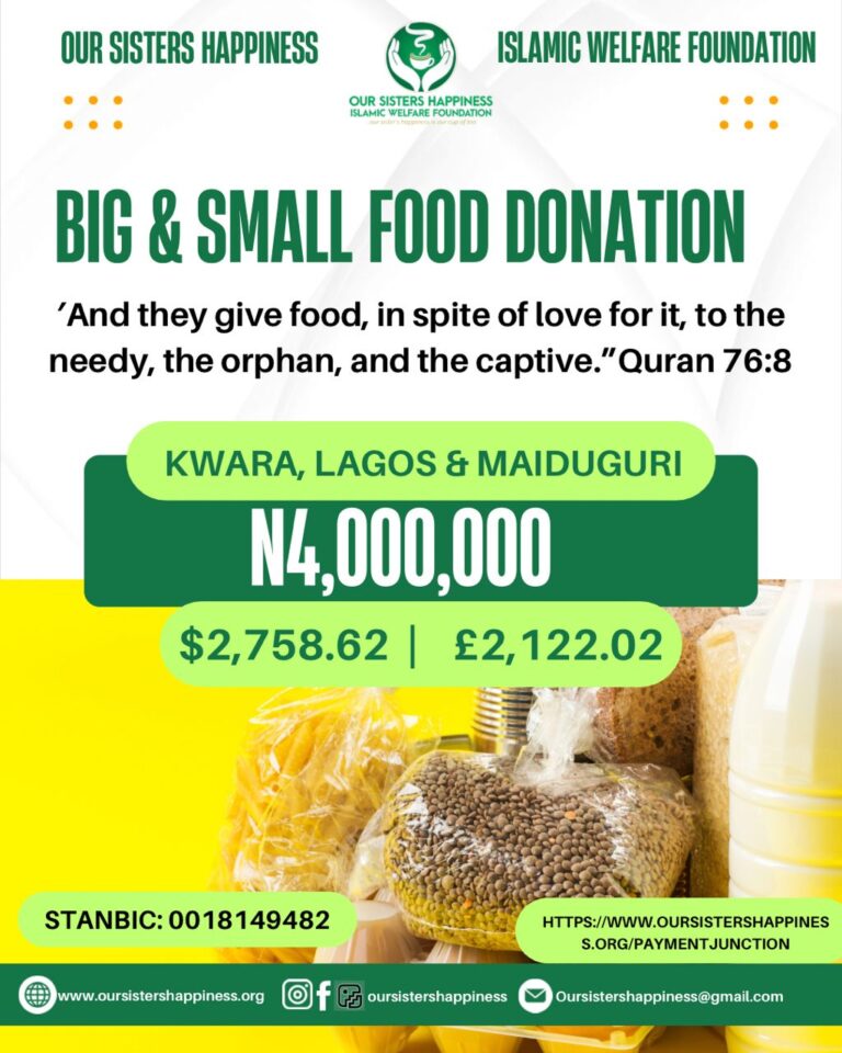 Big & Small Food Donations